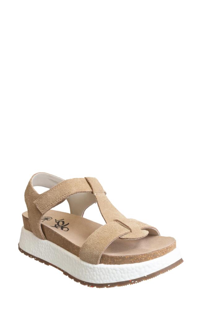 OTBT Mend Platform Sandal in Beige Cover