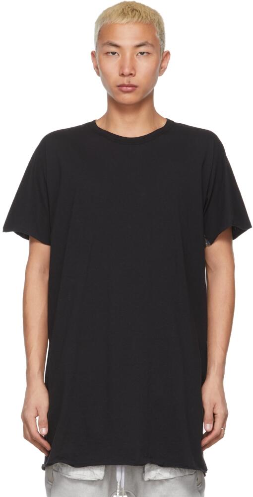 Boris Bidjan Saberi Black Garment-Dyed One-Piece T-Shirt Cover