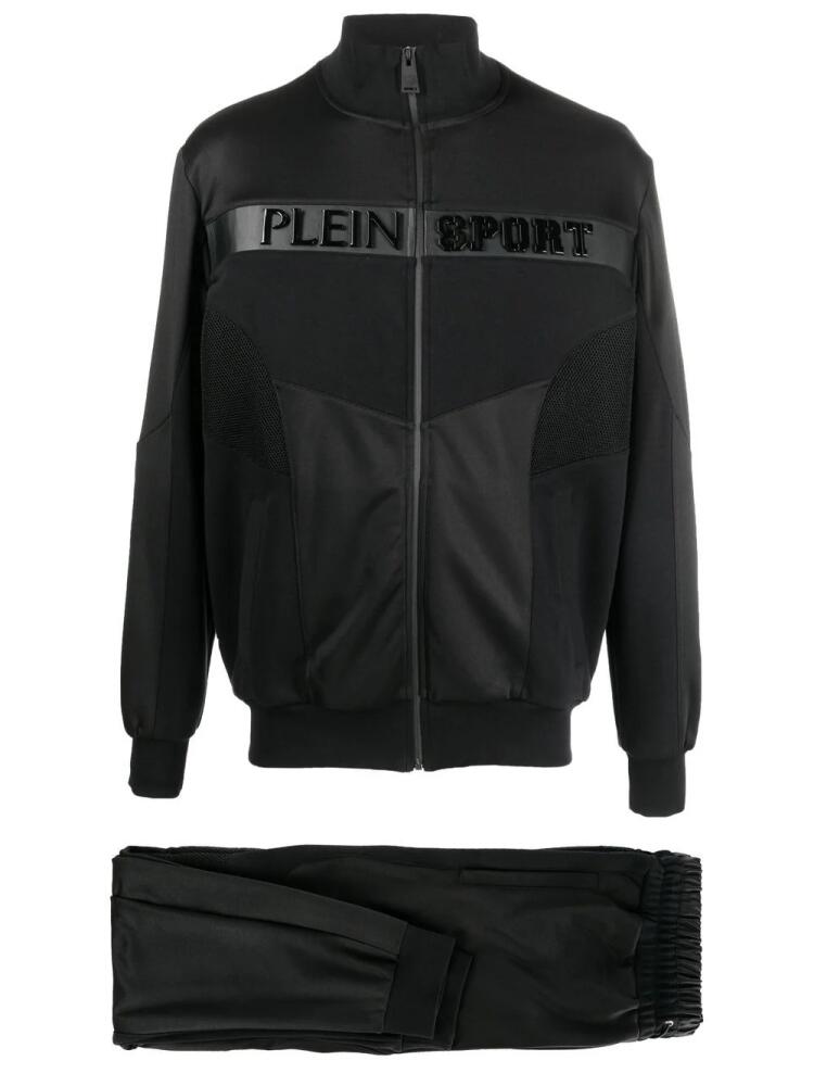 Plein Sport logo plaque tracksuit set - Black Cover