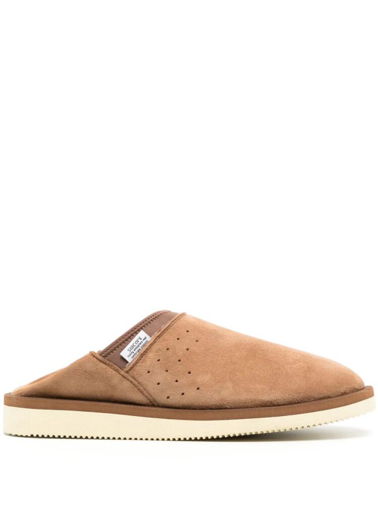 Suicoke RON-M2 suede slippers - Brown Cover