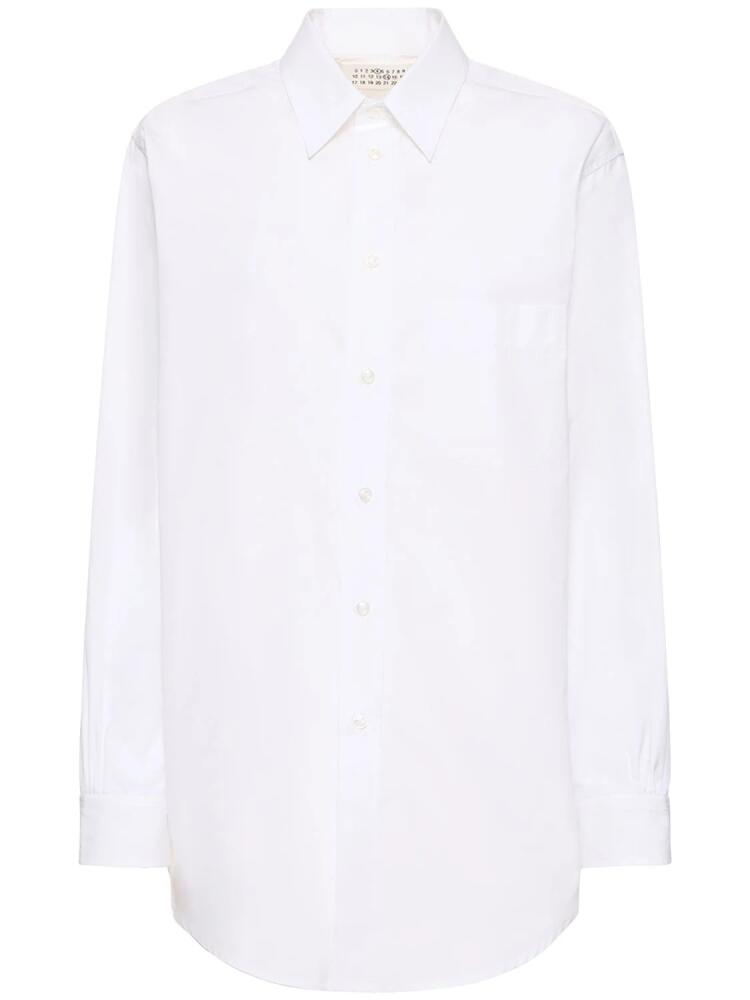 MAISON MARGIELA Cotton Poplin Regular Shirt Cover