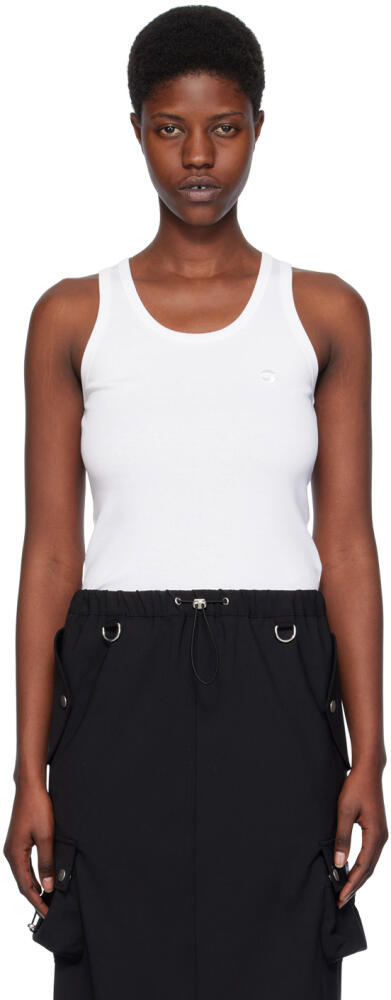 Coperni White Embroidered Tank Top Cover