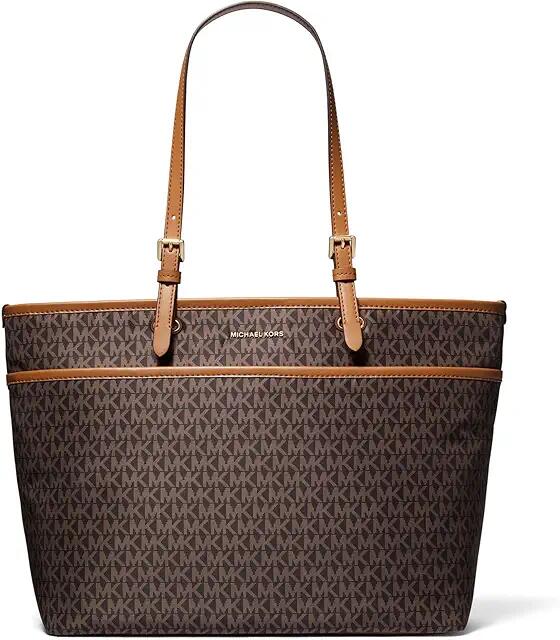 MICHAEL Michael Kors Winston Large Top Zip Multi Function Tote (Brown/Acorn) Tote Handbags Cover