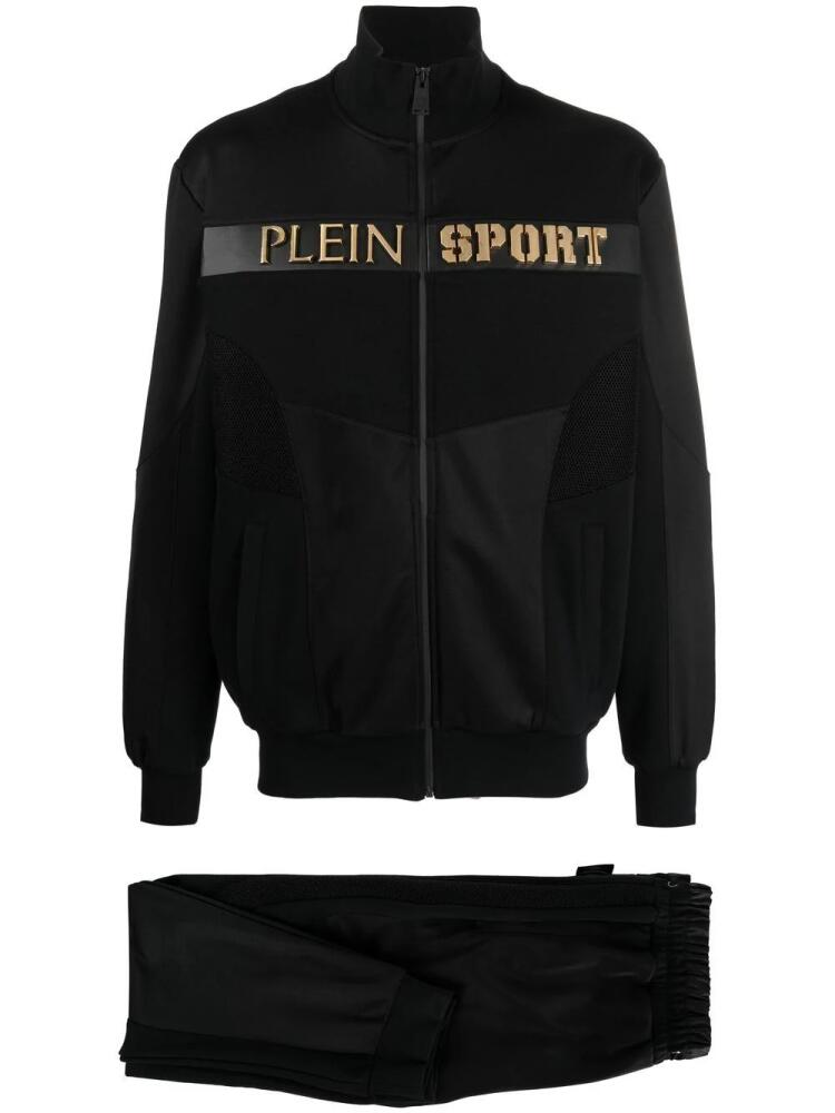 Plein Sport logo plaque tracksuit set - Black Cover