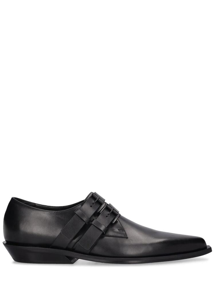 ANN DEMEULEMEESTER Bowie Double Monk Strap Shoes Cover