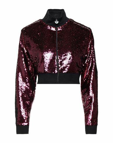 Chiara Ferragni Woman Jacket Garnet Polyester, Polyethylene Cover