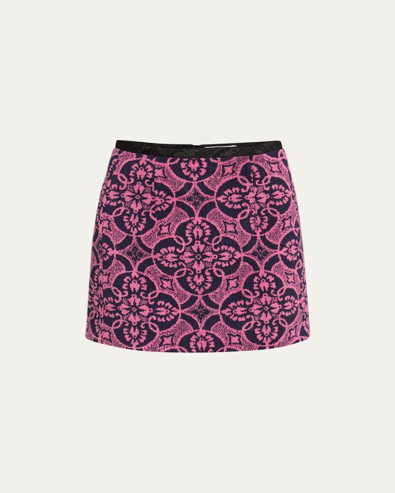 Marine Serre Oriental Mini Skirt Cover