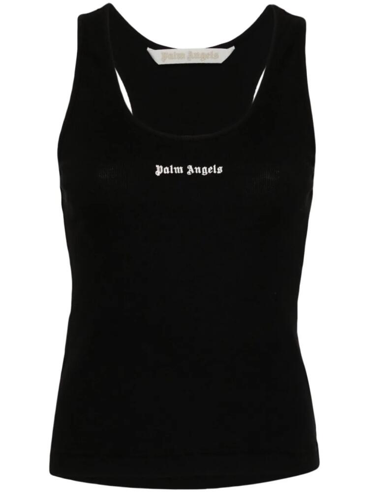 Palm Angels Classic logo tank top - Black Cover