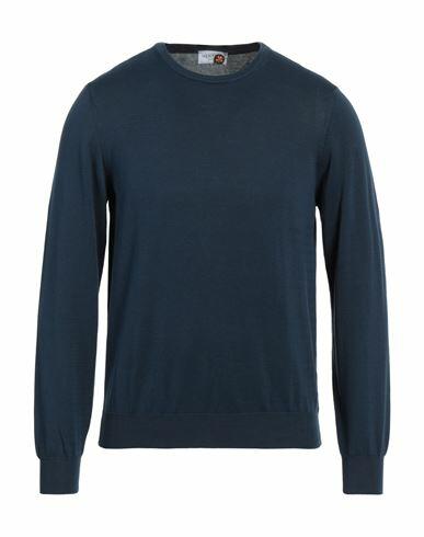 Heritage Man Sweater Navy blue Cotton Cover