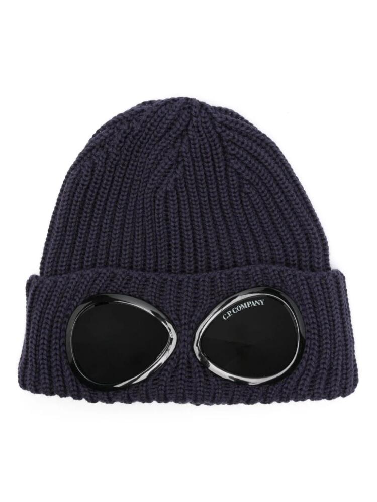 C.P. Company Goggles beanie hat - Purple Cover