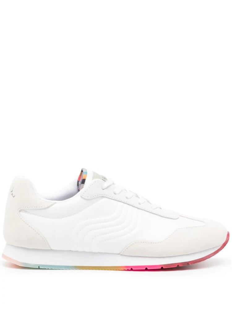 Paul Smith Domino swirl-embroidered sneakers - White Cover