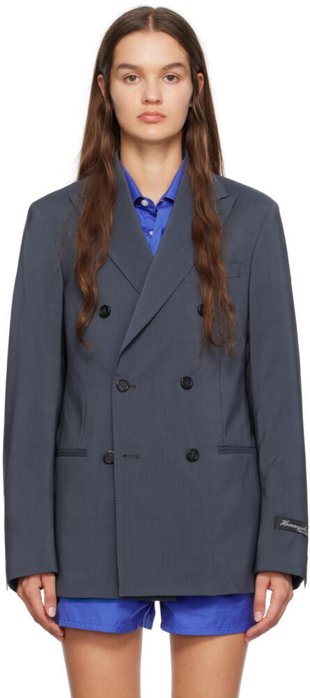 HommeGirls Gray Classic Blazer Cover