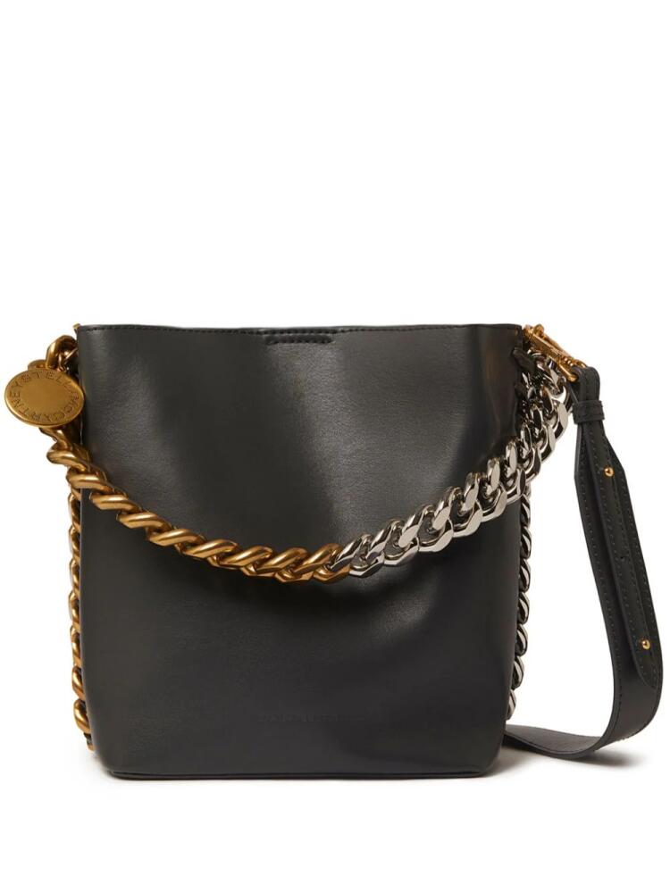 Stella McCartney Frayme chain-link shoulder bag - Black Cover