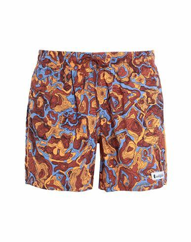 Cotopaxi Brinco Short - Print Man Swim trunks Mandarin Recycled nylon, Elastane Cover