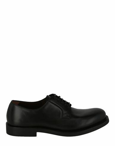 Ferragamo Marius Dress Shoe Man Lace-up shoes Black Calfskin Cover