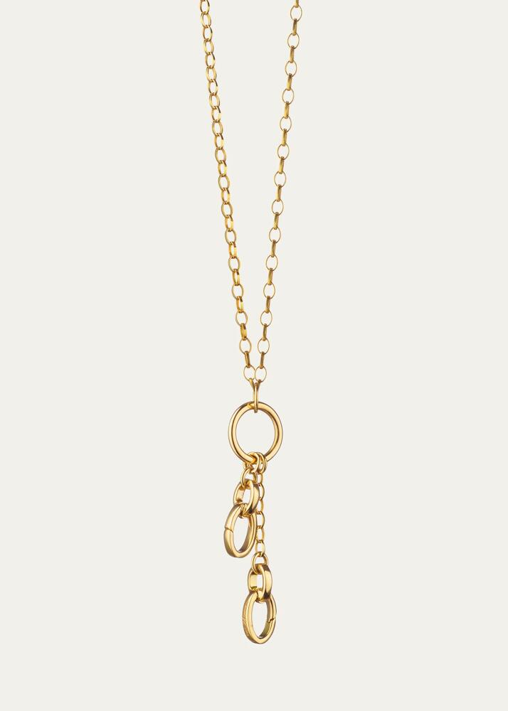 Monica Rich Kosann 18K Yellow Gold Charm Enhancer Chain Necklace, 18" Cover