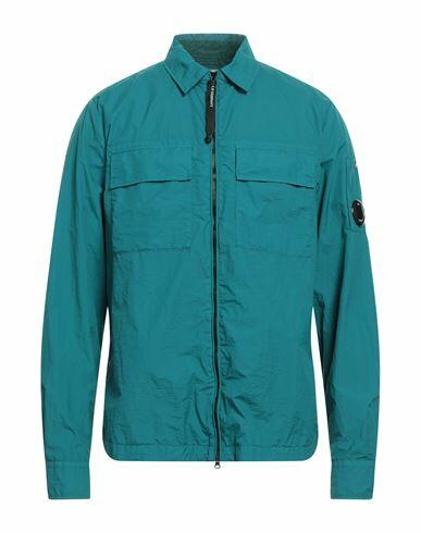 C. p. Company Man Shirt Deep jade Polyamide Cover