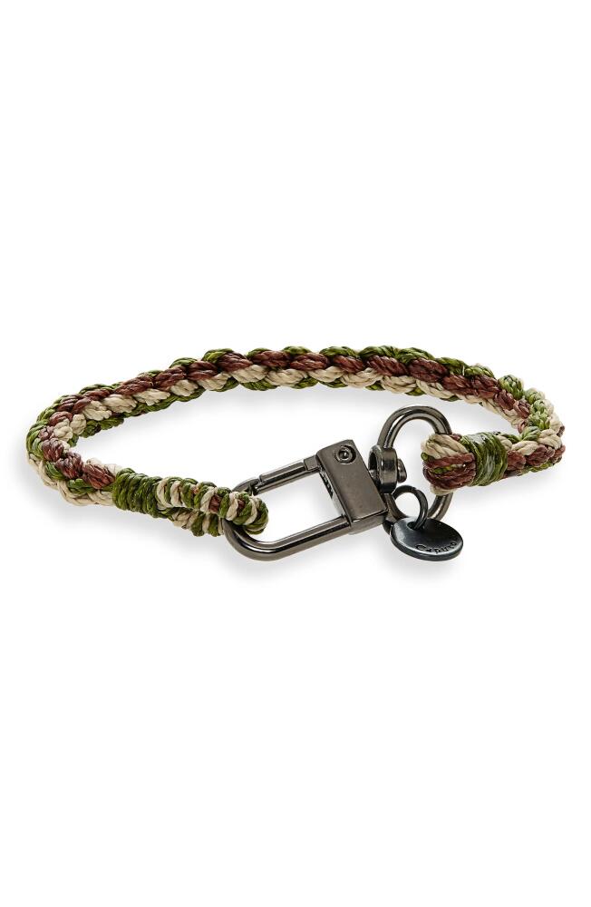 Caputo & Co. Men's Hand Braided Bracelet in Camouflage Cover