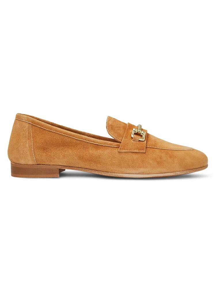 Bruno Magli Women's Demi Suede Bit Loafers - Cognac Suede Cover