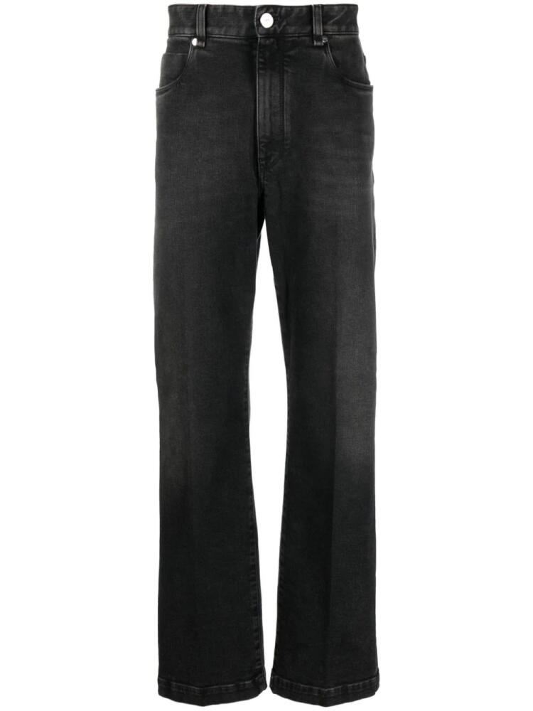 FENDI mid-rise straight-leg jeans - Black Cover