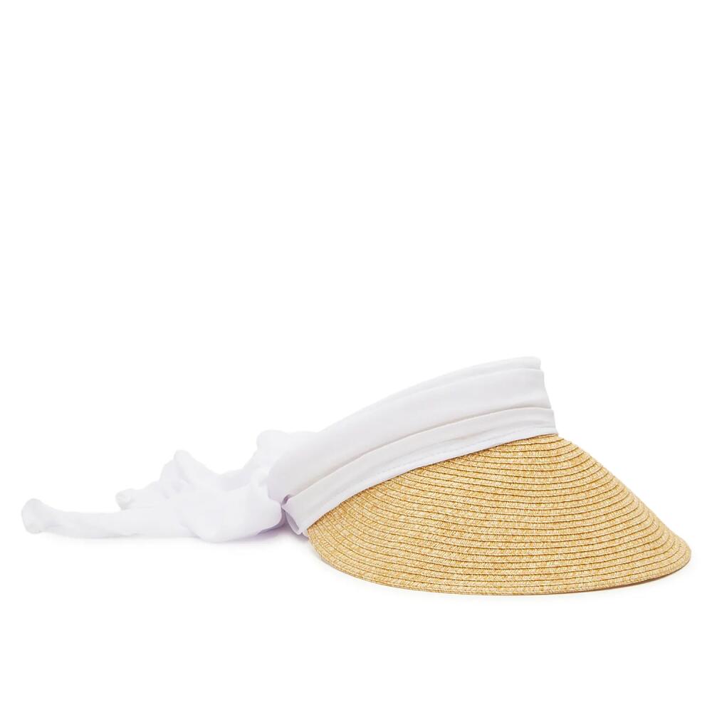 Kelly & Katie Chiffon Bow Visor | Women's | Tan/White Cover