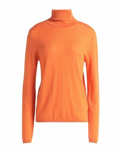 Iris Von Arnim Woman Turtleneck Orange Cashmere Cover