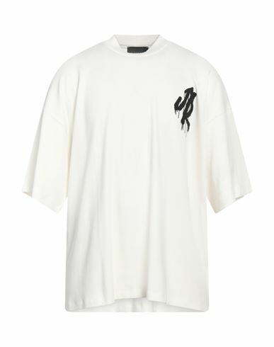 Richmond Man T-shirt Off white Cotton Cover