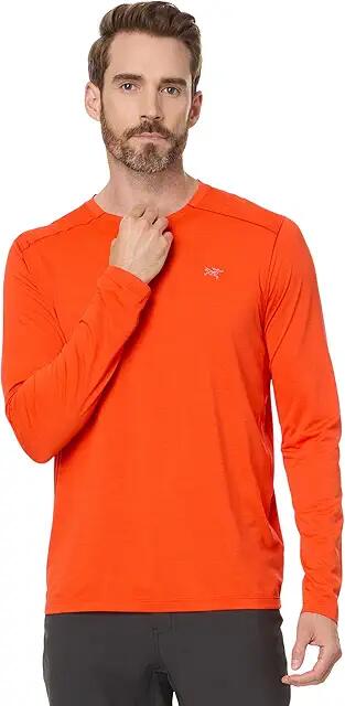 Arc'teryx Cormac Crew Long Sleeve (Solaris Heather 1) Men's Clothing Cover