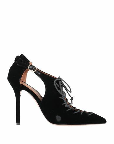 Malone Souliers Woman Lace-up shoes Black Textile fibers Cover