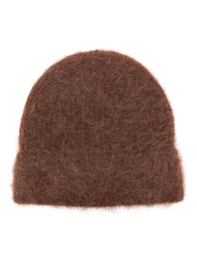 Séfr Furry beanie - Brown Cover