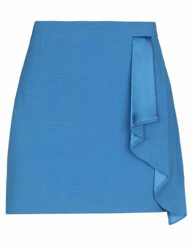 Patrizia Pepe Sera Woman Mini skirt Azure Viscose, Elastane Cover