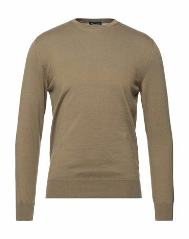 Drumohr Man Sweater Military green Cotton Cover