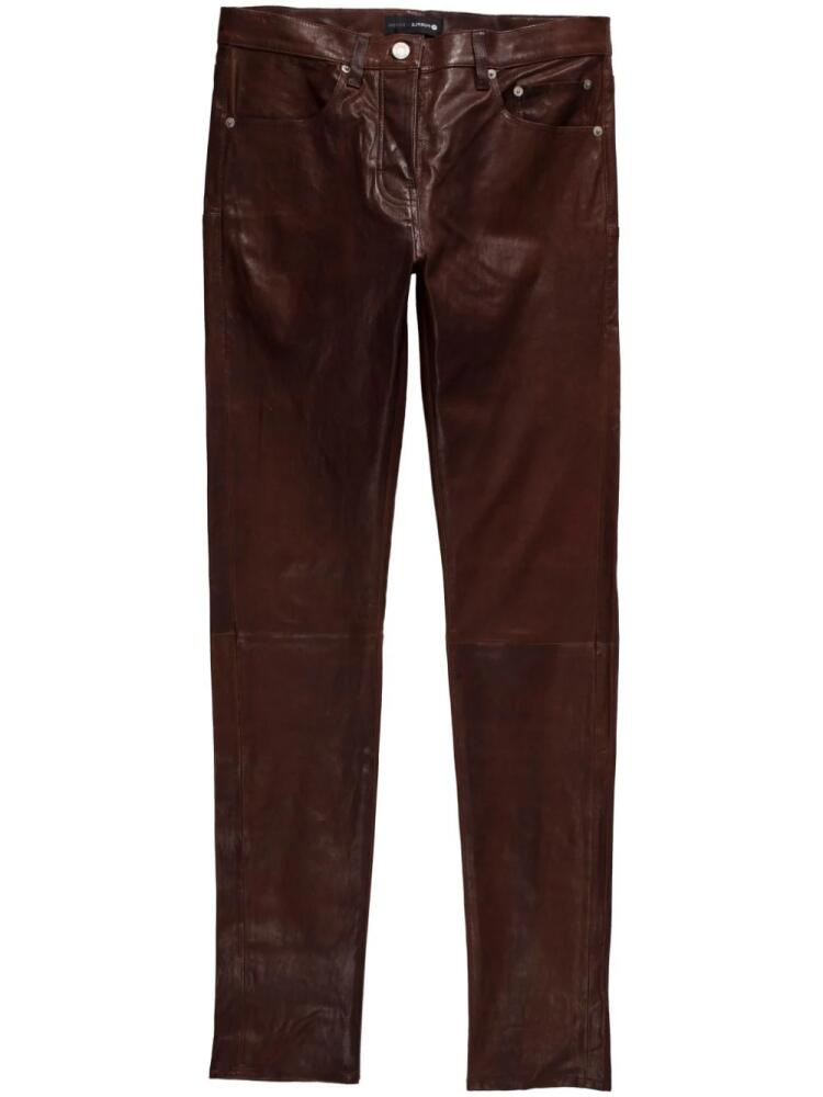 Purple Brand P001 low-rise skinny trousers - Brown Cover