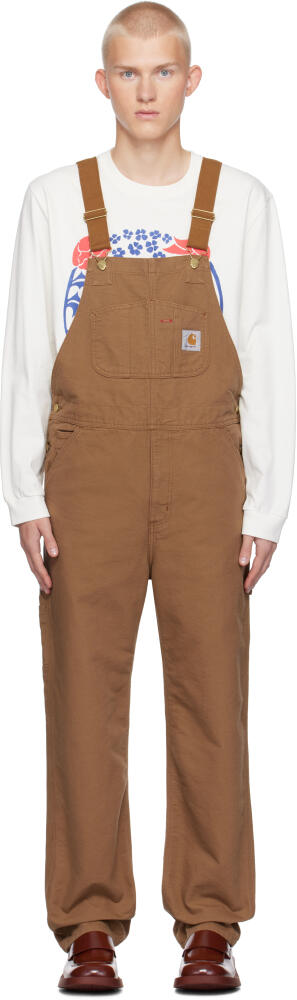 Carhartt Work In Progress Brown Bib Overalls Cover