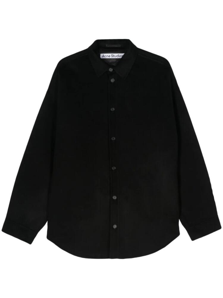 Acne Studios wool single-breasted coat - Black Cover