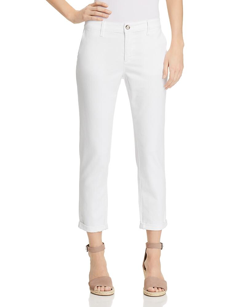 Ag Caden Straight Trousers in White Cover