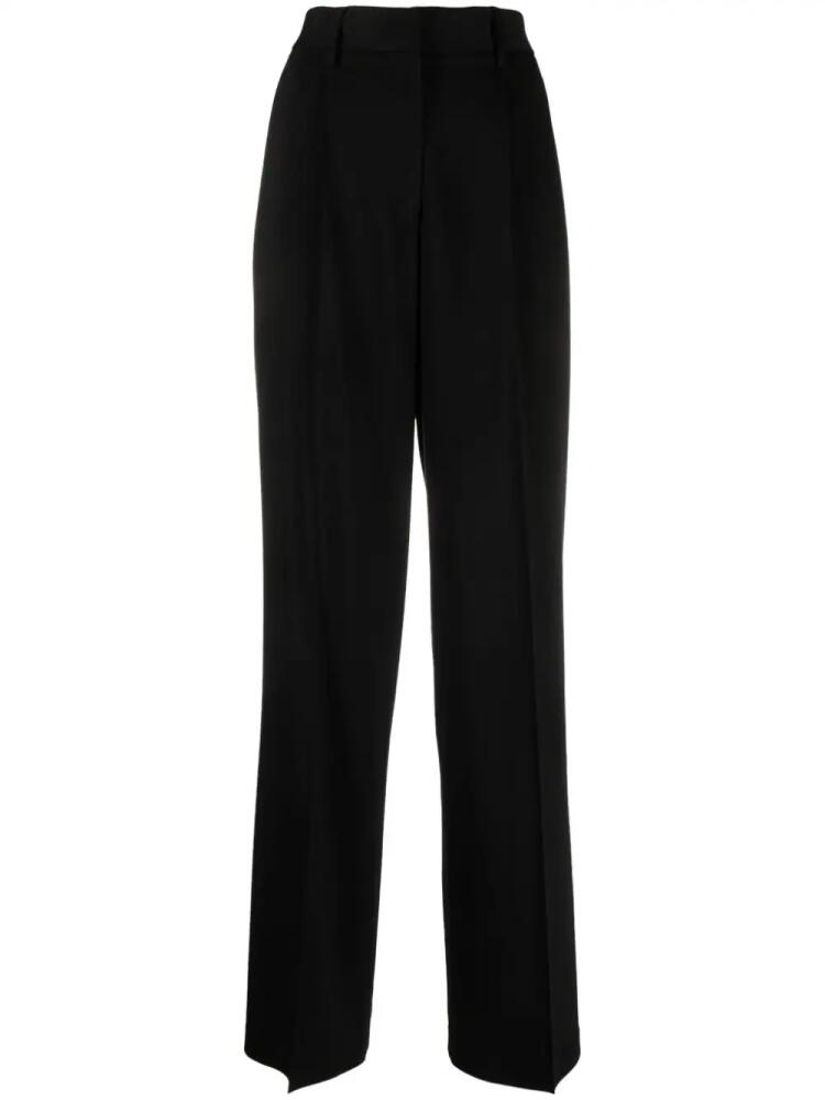 Forte Forte cotton straight-leg tailored trousers - Black Cover