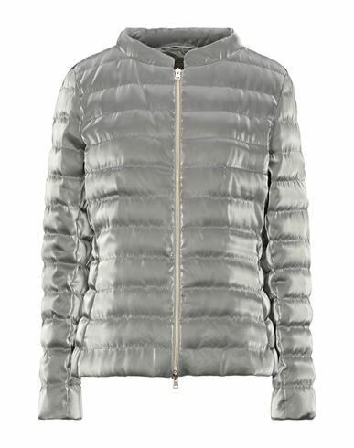 Herno Woman Puffer Silver Polyester Cover