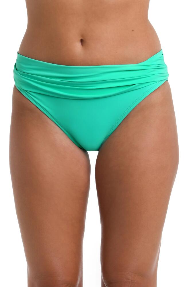 La Blanca Island Goddess Hipster Bikini Bottoms in Seafoam Cover