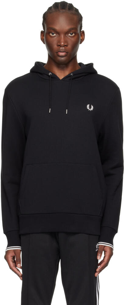 Fred Perry Black Tipped Hoodie Cover