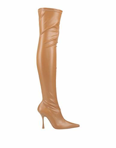 Lorenzo Mari Woman Boot Camel Textile fibers Cover