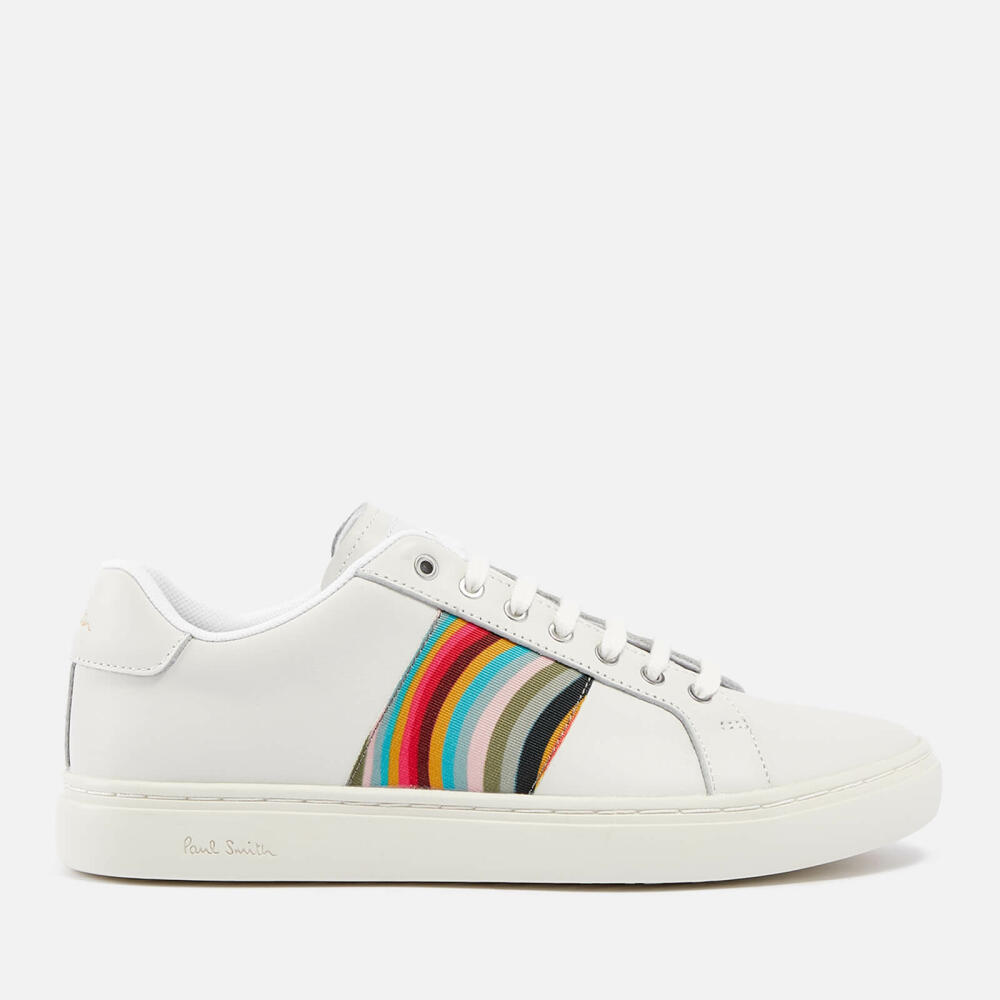 Paul Smith Lapin Grosgrain-Trimmed Leather Trainers Cover