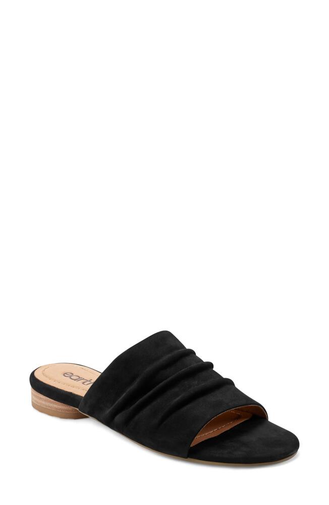 Earth Talma Slide Sandal in Black Cover