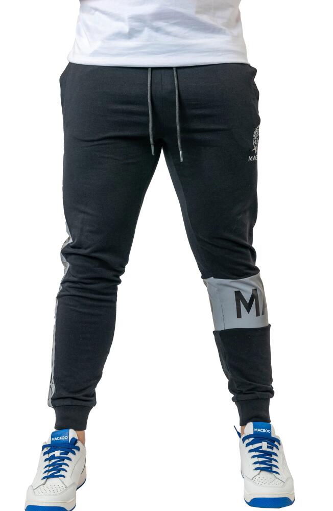 Maceoo Insignia Skinny Fleece Joggers in Black Cover