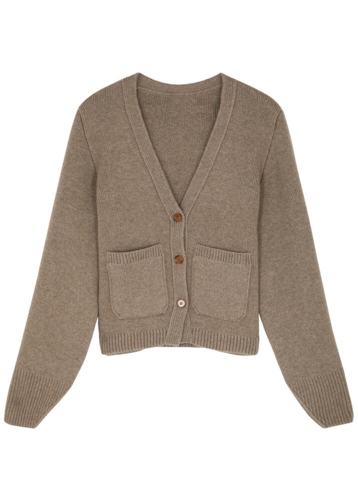 Khaite Scarlet Cashmere Cardigan - Beige Cover