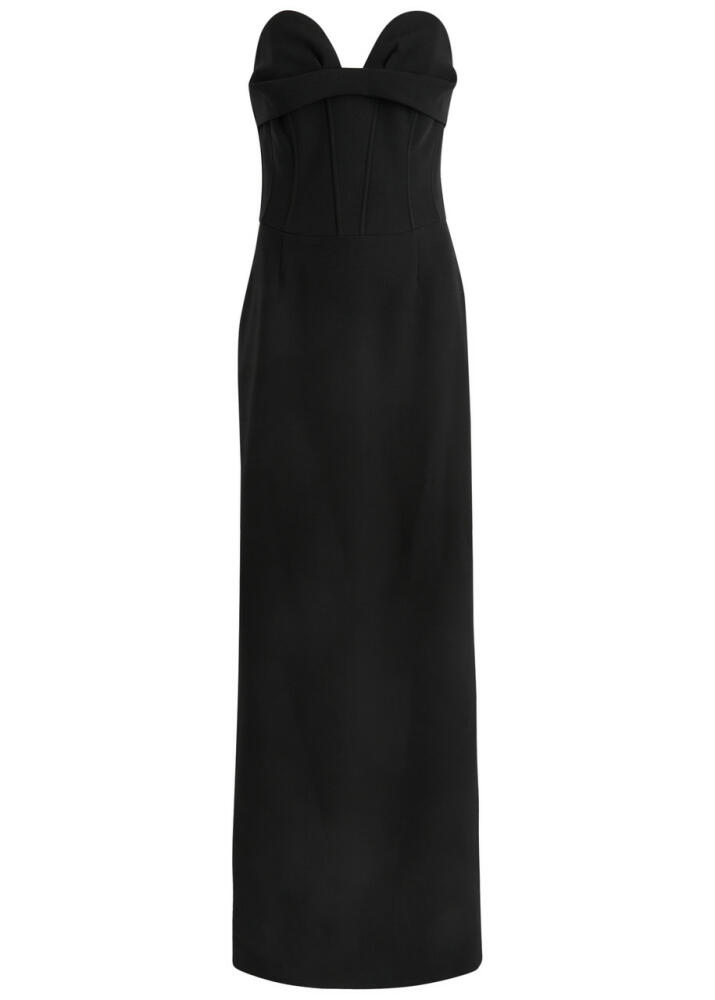 Magda Butrym Strapless Stretch-wool Maxi Dress - Black Cover