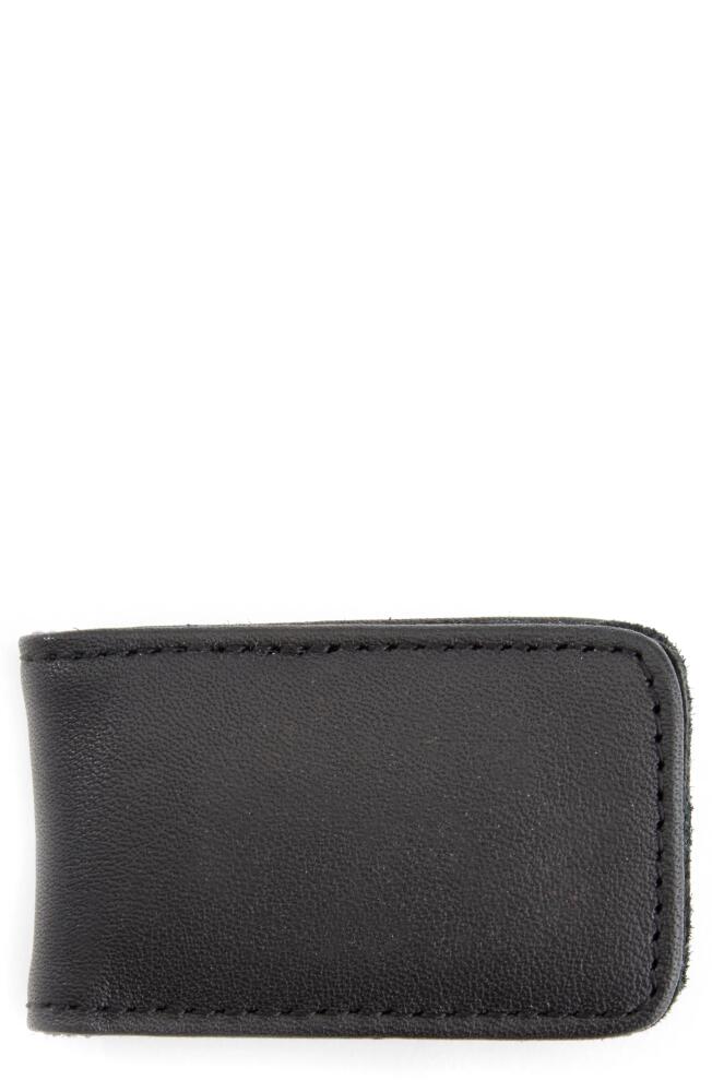 ROYCE New York Leather Money Clip in Black Cover