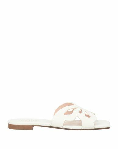 Blugirl Blumarine Woman Sandals Cream Calfskin Cover