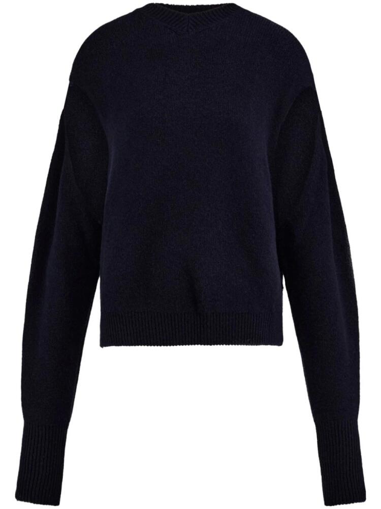 Ferragamo layered cashmere sweater - Blue Cover