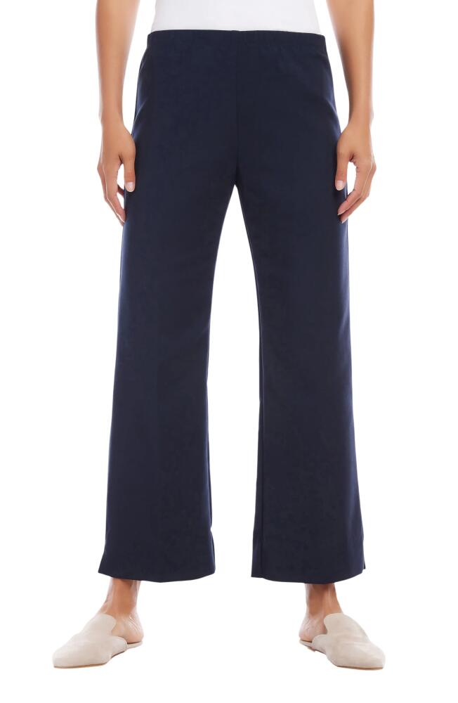 Karen Kane Crop Wide Leg Pants in Navy Cover